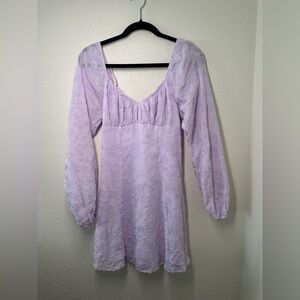 Wild Fable Lavender Embroidered Dress